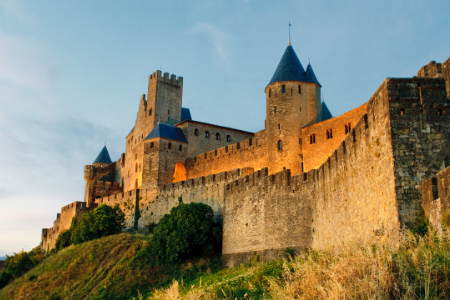 Pays cathare dans l'Aude : château de Carcassonne